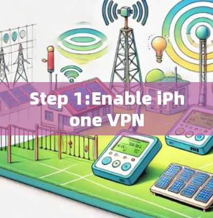 Step 1:Enable iPhone VPN Step 1:Enable iPhone VPN
