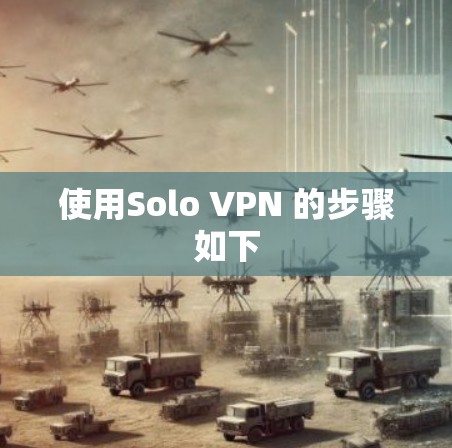 使用Solo VPN 的步骤如下 使用Solo VPN 的步骤如下