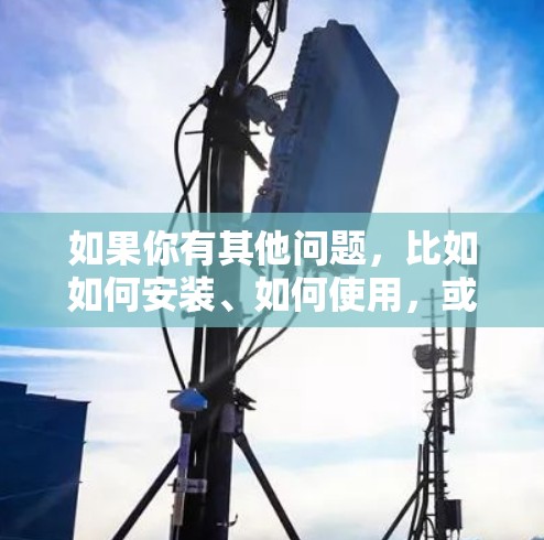 如果你有其他问题，比如如何安装、如何使用，或者如何限制使用，我会尽力提供进一步的建议