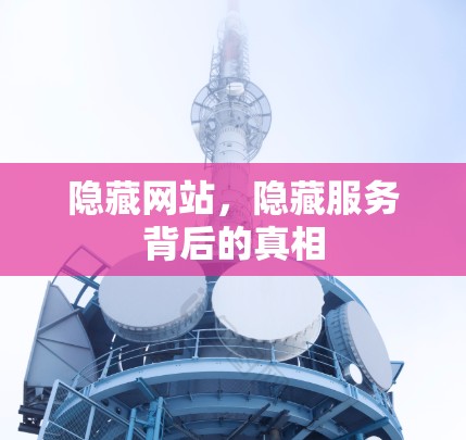 隐藏网站，隐藏服务背后的真相