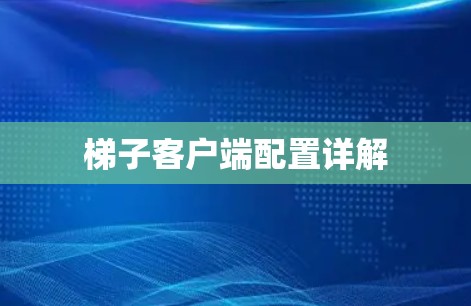 梯子客户端配置详解