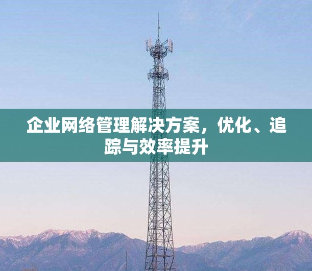 企业网络管理解决方案,优化、追踪与效率提升 企业网络管理解决方案,优化、追踪与效率提升