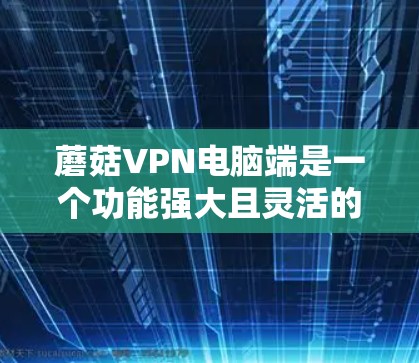 蘑菇VPN电脑端是一个功能强大且灵活的VPN工具,适合个人用户和商务用户。以下是详细的使用步骤和配置指南 蘑菇VPN电脑端是一个功能强大且灵活的VPN工具,适合个人用户和商务用户。以下是详细的使用步骤和配置指南