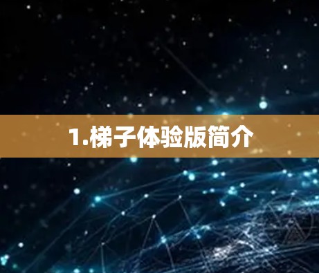 1.梯子体验版简介 1.梯子体验版简介