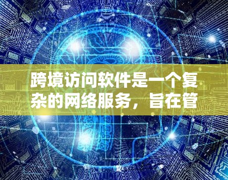 跨境访问软件是一个复杂的网络服务，旨在管理不同国家和地区的访问权限，以确保数据的安全和可用性。以下是对该软件的详细分析