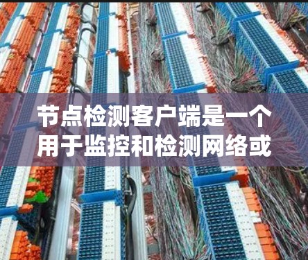 节点检测客户端是一个用于监控和检测网络或系统节点数据的客户端程序。它通常用于企业级网络环境,支持多个节点类型,如服务器、服务器节点、数据节点等。以下是它的主要功能和应用 节点检测客户端是一个用于监控和检测网络或系统节点数据的客户端程序。它通常用于企业级网络环境,支持多个节点类型,如服务器、服务器节点、数据节点等。以下是它的主要功能和应用