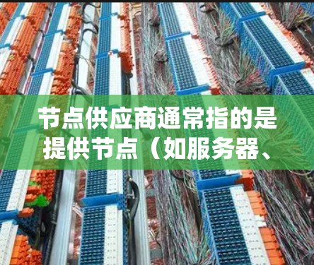 节点供应商通常指的是提供节点（如服务器、计算资源或存储设备）的公司或服务提供商。在分布式系统、云计算、人工智能等领域，供应商是为用户提供节点的能力和服务的合作伙伴