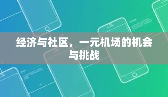 经济与社区，一元机场的机会与挑战