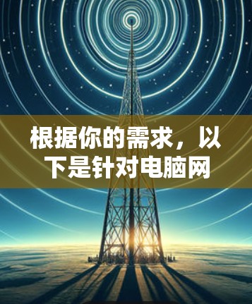 根据你的需求,以下是针对电脑网络工具的推荐和选择 根据你的需求,以下是针对电脑网络工具的推荐和选择